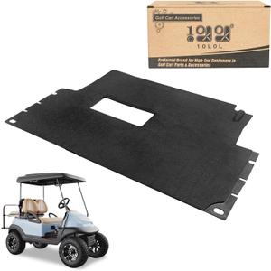 10L0L Full Coverage Liner Floor Mat for Club Car Precedent 2004-up, Club Car Tempo & Onward 2017-2022 Golf Cart, Replaces OEM# 102504801 102504802 103926401