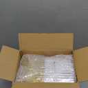 I00000 300 Pcs Gold Plastic Silverware - Gold Disposable Silverware - Premium White Cutlery Set Include 100 Forks 100 Knives 100 Spoons,Plastic Cutlery Party Set for Party & Wedding