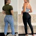 Colombian Jeans for Women Butt Lift Butt Lifting Jeans Women Black Pantalones Colombianos para Mujer Levanta Cola Negro (Black)