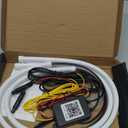 Qasim Sequential LED Strips APP Bluetooth Control RGB Multi Color Headlight 24Inch LED Daytime Running Lights Flexible DRL Tube Strip 12V 2-Pack