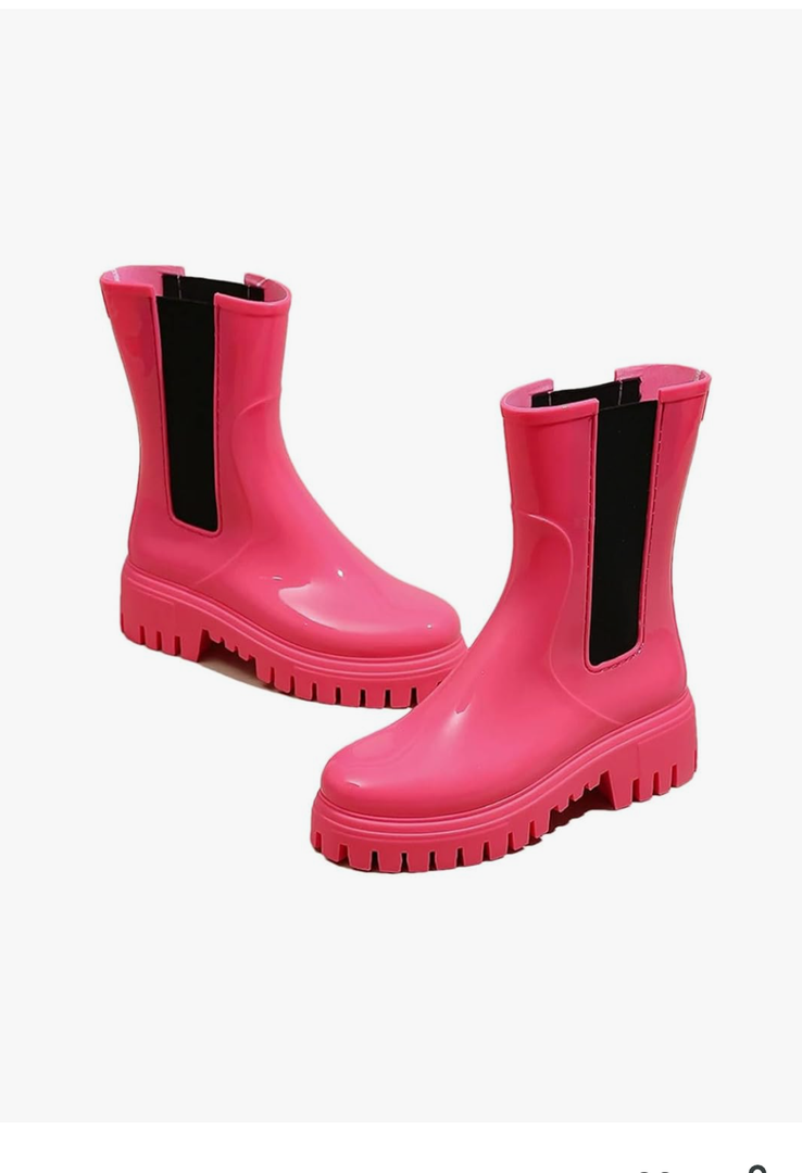 Rain Boots For Women Rainproof And Waterproof Shoes Short Non-Slip Fishing Rubber Boots Work Rubber Shoes, Size 41