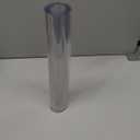 Clear Table Cover Protector - 16 x 48 Inch, 1.5mm Thick Plastic, Vinyl Table Mat for Desks