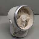 Desk Fan, 10 inch Air Circulator Quiet Operating Fan for Bedroom, 70ft Strong Airflow, Portable Fan Battery Operated with USB (D-Grey)