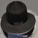 Funny Party Hats Black Fedora Gangster Hat Costume Accessory - Pack of 12
