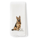 QZQE Funny German Shepherd Gifts Bathroom Hand Towels, Dog Bathroom Decor, Gifts for German Shepherd Lovers Dish Tea Towels, Kids Bath Room Washroom Toilet Decorative Hand Towel 16x24 Inch