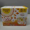 Simple Mills Pop Mmms Cheddar Baked Snack Pack Crackers, Healthy Snacks for Kids, Individual Packs, Gluten Free, 8 Ct (Pack of 4), BBD: 01/31/2026