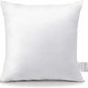 OTOSTAR Throw Pillow Insert, 16 x 16 Square Cushion Inner Soft Fluffy Plump Stuffer Cushion Pad White Decorative Pillow Insert