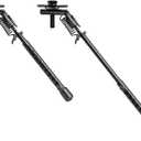 Schwinn Adjustable Kickstand, Black, Fits 16" - 24" Bikes, Durable Steel, Adjustable Height, Easy Installation, End Cap, Top Plate and Bolt Included, Kickstand for Adult Bike