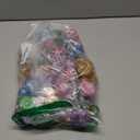 Sezua 48 Packs Glitter Rubber Ducks in Bulk, Easter Basket Stuffers, Party Favors for Bath Beach Pool, Ducks for Hiding on Cruise, Colorful Squishy Mini Tiny Duck with Positive Card