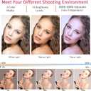 21 inch LED Ring Light with Tripod Stand, Video Ring Light for Selfie Photography Vlog Recording Conference Meeting Studio Portrait YouTube TikTok Makeup with Carrying Bag and Remote Control, CRI>97