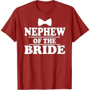 Nephew Of The Bride Wedding Party T-Shirt, Size: 3T