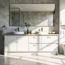 Brushed Nickel Cabinet Pull Handles 30 Pack  128mm (5") Hole Spacing, 20mm (0.79") Width  Stainless Steel Modern Drawer Handles for Kitchen & Bathroom Cabinets