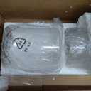 MELUCEE 3 Light Bathroom Vanity Light Oil Rubbed Bronze, Industrial Wall Light Fixture with Clear Glass Shade Sconces for Bedroom Porch Kitchen Living Room (Patent No.: US D963914 S)