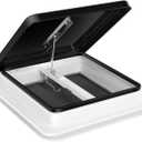 Livpow RV Roof Vent Kit 14" x 14" Manual Lift Black Lid