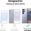 Nillkin Magnetic Shockproof for Samsung Galaxy S25 Ultra Case Magsafe, [Military-Grade Protection] [Anti-Scratch & Slip] [Compatible with MagSafe] Slim Case for Galaxy S25 Ultra Case Magsafe, Green