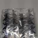 12pcs Black Bow Shower Curtain Hooks Decorative Smooth Sliding Shower Curtain Rings Hangers Cute Black Bow Bathroom Decor for Bathroom Nursery Art Decors Girl Room