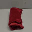 MIULEE Pack of 2 Velvet Soft Solid Decorative Square Throw Pillow Covers Christmas Cushion Case for Sofa Bedroom Couch,20x20 Inch Burgundy Red