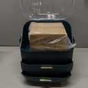 Makeup Organizers and Storage Make up Organizer for Vanity Cosmetics Skincare With Lid and Drawers Display Cases for Countertop Bathroom Women Teenager Girl Gifts(Dark Green+Brush Holder)