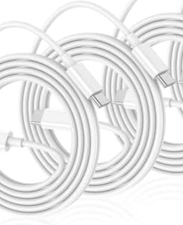 iPhone 15 Charger Cable 60W,2Pack 6ft Apple USB C to USB C Fast Charging Cable for iPhone 15/15 Plus/15 Pro/15 Pro Max, iPad Pro/Air/Mini,MacBook Air