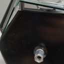 Kalium Outdoor Post Lights, 3 Light Lamp Post Light Fixture Hardwired with Clear Beveled Glass, 23" Large Waterproof Lamp Pillar Fixtures for Yard Pathway Porch Patio 60W Matte Black (3-Light-Black (NO Dusk to Dawn))