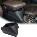 YIWANG Car Center Armrest Storage Box Container Tray for X1 F48 20162019, for X2 F47 2018 2019 Left Hand Drive (Black)