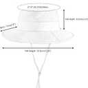 VOBOOM Sun Hats for Men Women Breathable Wide Brim Summer UV Protection Fishing Cap (Gray)