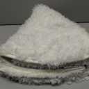 OLANLY Ivory Round Rugs for Bedroom - Machine Washable, 3 ft Circle Area Rugs for Living Room, Soft and Fluffy Shaggy Carpet for Teen Girls and Boys, Nursery Rooms, Dorms, Home Decor Aesthetic