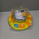 Potaroma Dog Puzzle Toy 2 Levels, Slow Feeder, Pup Food Treat Feeding Dispenser for IQ Training and Entertainment for All Breeds 4.2 Inch Height (Yellow Blue)