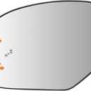 Driver Side Mirror Glass Replacement For Cadillac Escalade Suburban Tahoe GMC Yukon 2009-2014- For Tahoe GMC Yukon Side Mirror Glass With Rear Holder and Blind Spot Detection System