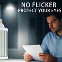 60W Super Bright light bulbs , 7800 High Lumen LED Corn Light Bulb (450W Equivalent), E26 Base Daylight White 5000K, Energy Saving Light for Garage Warehouse Outdoor Indoor Backyard Barn Workshop