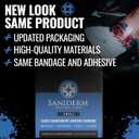 Saniderm Tattoo Aftercare Bandage 10 Sheets (Small Pack, 4 in x 4 in) Convenient, Faster Tattoo Healing and Protection Sterile, Waterproof, and Latex-Free