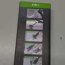 Caulking Tool 5 in 1 Silicone Caulking Grout Removal Sealant Finishing Tool with Grout Scraper, 6 Exchange Silicone Pads, Adhesive Residue Scraper Seam Repair Kit for Kitchen Bathroom (Green)