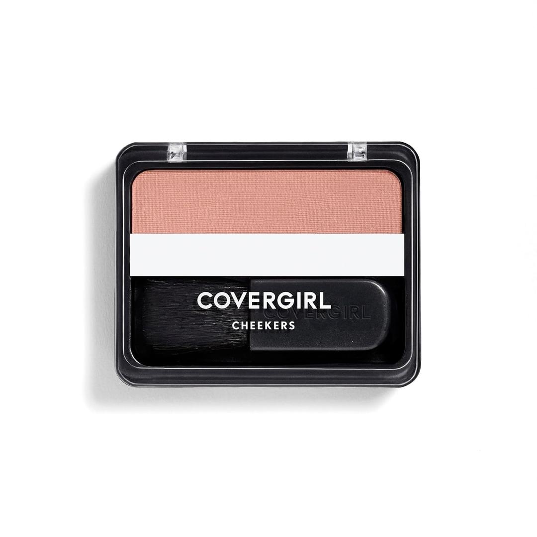 COVERGIRL - Cheekers Blush, Soft, blendable, lightweight formula, easy & natural look, 100% Cruelty-Free (0.12 Ounce (Pack of 1), 120 Soft Sable)