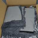 Dog House Indoor Dog Kennel Bed Mat with Cushion for Small Medium Large Dogs Cats, Winter Warm Cat Nest Puppy Cave Sofa Pet Products Easy Assembly (Grey, X-L: 33.9" L x 26.8" W x 33.9" H)