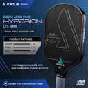 JOOLA Ben Johns Hyperion CFS Pickleball Paddle – Carbon Surface with High Grit & Spin, Elongated Handle, USAPA Approved Ben Johns Paddle, 16mm