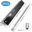 Grill Parts for Char Griller 5050, 5650, 2121, 3001, 5072, 2123, 2828, 3030, King Griller 3008, 5252, Cast Iron Grill Grates, Heat Plates, Burners, Ignitors for Chargriller Replacement Parts.