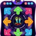 Dance Mat Toys for 3-12 Year Old Girls Boys, Dance Pad with Light Up 8-Buttons & Bluetooth, Music Dance Game with 7 Game Modes, Christmas Birthday Gifts for 3 4 5 6 7 8 9 10+ Year Old Girls Boys (Purple)