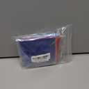 4Pack Ultralight A4 Size Inflatable Travel Pillow, Small Squared Flocked Fabric Air Pillow for Traveling, Holiday Trip, Hiking, Camping,Napping,Neck Lumbar Support(Gray,Sky Blue,Red,Deep Blue)