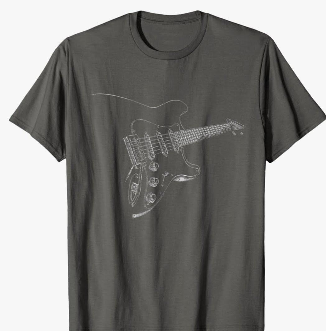 Electric Guitar T-Shirt Size L