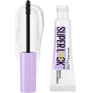 Maybelline Super Lock Brow Glue Eyebrow Gel, Lightweight Brow Gel For Up To 24HR Hold, Clear, 1 Count (0.23 Fl Oz (Pack of 1))