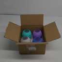 Hyperspace 20 OZ Stemless Wine Glass, Beverage Glass with Protective Silicone Sleeve (4COLOR ASST Star)