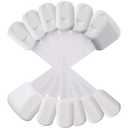 12 Pack Vmaisi Multi-Use Adhesive Straps Locks - Childproofing Baby Proofing Cabinet Latches for Drawers, Fridge, Dishwasher, Toilet Seat, Cupboard, Oven,Trash Can, No Drilling (White) (12)