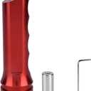 Hand Brake Cover,Universal Auto Car Aluminium Alloy HandBrake Cover Handle Protector Hand Brake Sleeve (Red)