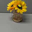 Sunflowers Lamp,Rechargeable Cordless Touch Lamp,3-Colour Infinitely Dimming Small Night Light,Crystal Table Lamp for Home Decor/Restaurant/Bar/Coffee Shop,Gifts for Women/Mom