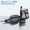 F3 Driver Drink Holders Left+Right Side Ajustable Water Bottle Holders for Can Am Spyder F3/F3-S/F3-L/F3-T 2015+ Models Cup Holder Accessories