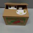 Cat Stealing Money Bank, Piggy Bank for Kids, Coin Bank for Money Saving, Automatic Stealing Money with English Speaking, Creative Gift