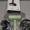 Slopehill Professional Ionic Hair Dryer, Powerful 1800W Fast Drying Low Noise Blow Dryer with 2 Concentrator Nozzle 1 Diffuser Attachments for Home Salon Travel (Lime Cream)