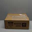 40 Pack Mason Jars 4 oz with Regular Lids and Bands, Mini Canning Jars, Small Glass Jars for Jam Jelly Honey Crafts Wedding Favors