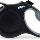 Fida Retractable Dog Leash, 16 ft Dog Walking Leash for Small Dogs up to 26 lbs, 360 Tangle Free, Black