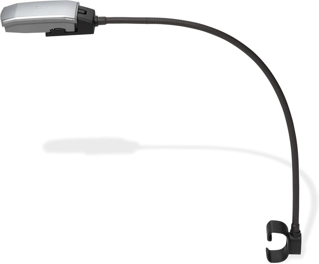 Weber Works Flex Light  Adjustable LED Grill & Prep Light with Motion Sensor, Flexible Stem & Detachable Flashlight for Nighttime BBQ Grilling and Outdoor Cooking